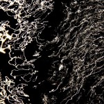 Fosso dell'Acqua Cheta (Appennino, Romagna Toscana) Nel ruscello, la corrente fra le rocce si divide o si ricongiunge determinando gorgoglii, le cui differenti velocità si distinguono grazie alla diversa trama dei riflessi luminosi.